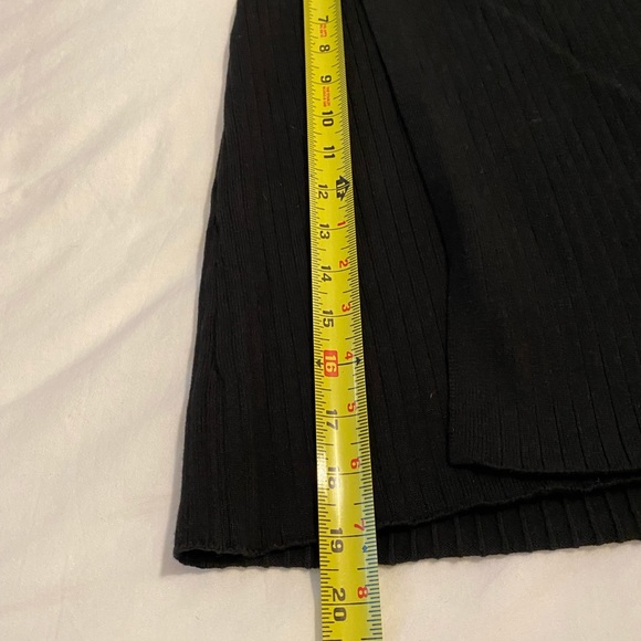 FREE PEOPLE FAUX WRAP RIBBED SKIRT - Picture 7 of 9